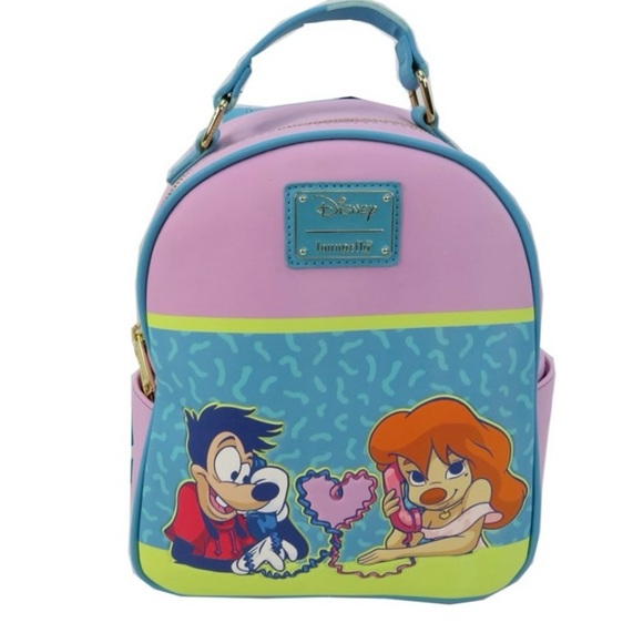 Loungefly Disney A Goofy Movie Max and Roxanne Mini Backpack NWT - Picture 1 of 11